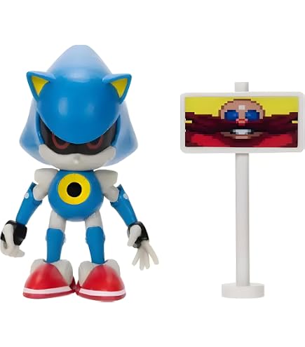Jakks Pacific Sonic the Hedgehog 10cm Neo Metal Sonic Figure with